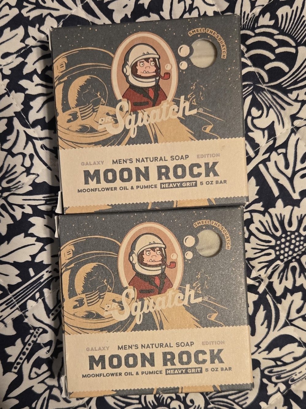Two New Dr. Squatch Galaxy Edition Moonrock Soaps